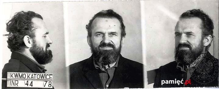 Kazimierz Świtoń als Antikommunist und Staatsfeind erkennungsdienstlich erfasst.