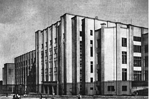 Das PWPW-Gebäude vor dem Krieg.