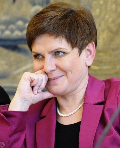 Beata Szydło, die erfolgreiche Wahlkampfleiterin und, vielleicht, Polens künftige Ministerpräsidentin. 